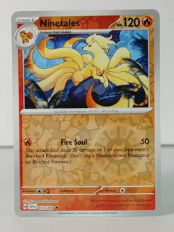 Ninetales - Reverse Holo - Surging Sparks - 017/191 - Pokemon -NM -U Pick - Image 3