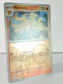 Ninetales - Reverse Holo - Surging Sparks - 017/191 - Pokemon -NM -U Pick - Image 4