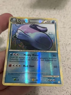 Pokemon Quagsire HeartGold SoulSilver Card 9/123 Holo Rare Reverse Holo Foil - Image 2