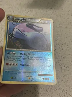Pokemon Quagsire HeartGold SoulSilver Card 9/123 Holo Rare Reverse Holo Foil - Image 4