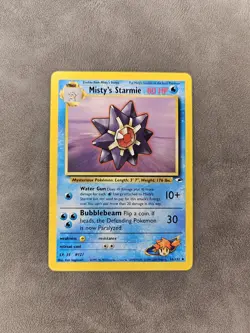 Pokemon TCG Misty's Starmie 56/132 Unlimited WOTC Gym Heroes Vintage - NM - Image 1