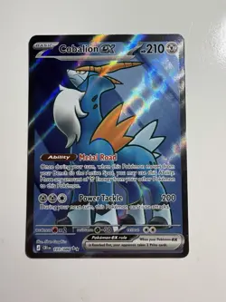 Cobalion ex-103/086- Full Art Pokemon Chaos Rising English - Image 1