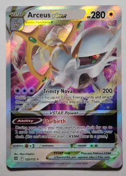 Arceus VSTAR Brilliant Stars 123/172 - Pokemon TCG - NM/MT - Image 1
