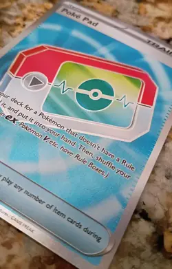 Pokemon Poke Pad Trainer Item Foil 113/088 Ultra Rare - Image 3