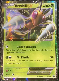 Beedrill EX XY157 XY Holo - Pokemon Card - Image 1