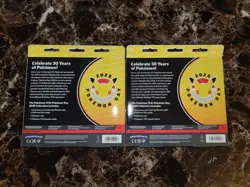 (2) Pokemon Day 2026 Collection Boxes BRAND NEW 3 Packs & Pikachu Promo IN HAND - Image 2