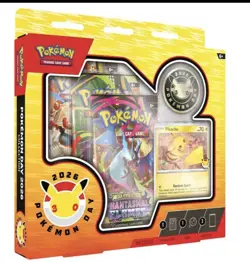 Pokemon Day 2026 Collection Box Special Edition, 3 Boosters, Pikachu Promo Card - Image 2