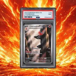 Pokemon TCG 2023 SV 151 Charmeleon 169/165 Illustration Rare Holo PSA 9 EN - Image 1