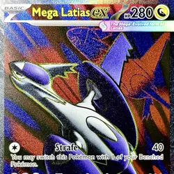 Mega Latias ex - Pokemon TCG - Mega Evolution - 163/132 - ULTRA RARE ~ NM - Image 1