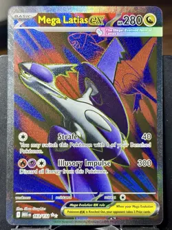 Mega Latias ex - Pokemon TCG - Mega Evolution - 163/132 - ULTRA RARE ~ NM - Image 3