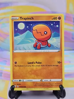 Pokemon TCG Shining Fates Card | Trapinch 040/072 Common - Image 1