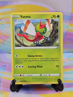 Pokemon TCG Crown Zenith Card | Yanma 008/159 Common - Image 1