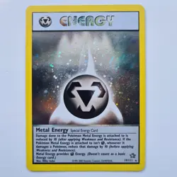 Metal Energy 19/111 Holo Rare Neo Genesis Pokemon Card WOTC 2000 LP - Image 1