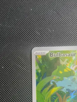 Pokemon TCG Bulbasaur Illustration Rare Holo Card 166/165 Scarlet and Violet 151 - Image 2