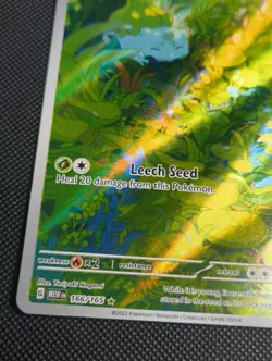 Pokemon TCG Bulbasaur Illustration Rare Holo Card 166/165 Scarlet and Violet 151 - Image 5