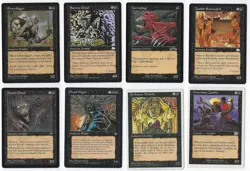 MTG Tribal Zombie Theme Mixed 8 Card Lot Vintage Old School Magic The Gathering - Image 1