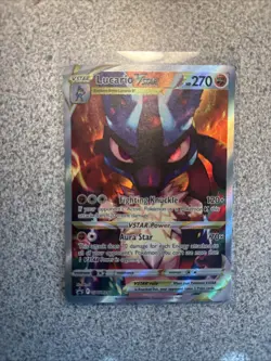 Lucario VSTAR SWSH291 Holo Promo Card Sword & Shield - Image 1
