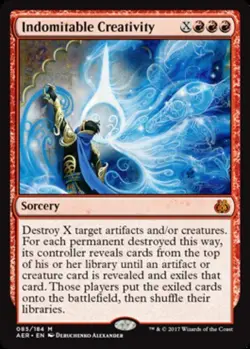 [1x] Indomitable Creativity Near Mint, English Aether Revolt MTG Magic - Image 1