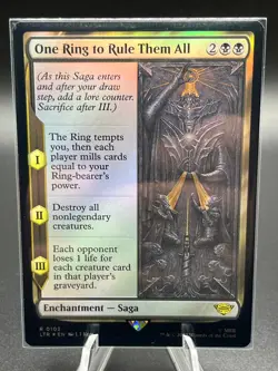 MTG One Ring to Rule Them All 0102 LTR: Tales of Middle-earth Rare Foil Saga - Image 1