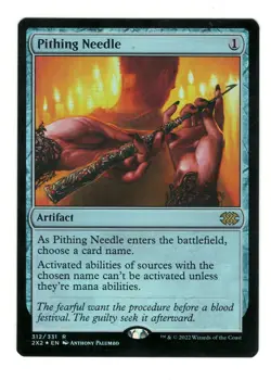 MTG Pithing Needle 312 Rare Double Masters 2022 Magic The Gathering Foil - Image 1