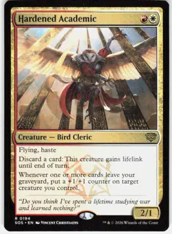 Hardened Academic 194 Secrets of Strixhaven Magic the Gathering - Image 1
