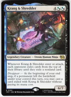 Krang & Shredder 153 Teenage Mutant Ninja Turtles Magic the Gathering - Image 1
