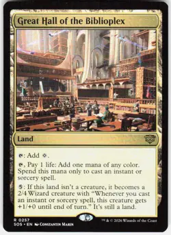 Great Hall of the Biblioplex 257 Secrets of Strixhaven Magic the Gathering - Image 1