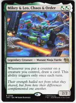 Mikey & Leo Chaos & Order 158 Teenage Mutant Ninja Turtles Magic the Gathering - Image 1