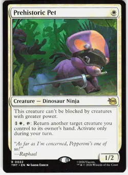 Prehistoric Pet 22 Teenage Mutant Ninja Turtles Magic the Gathering - Image 1