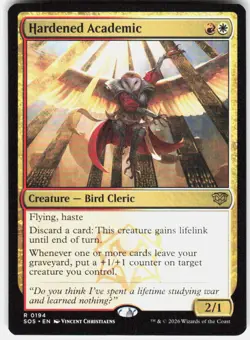 Hardened Academic 194 Secrets of Strixhaven Magic the Gathering - Image 1