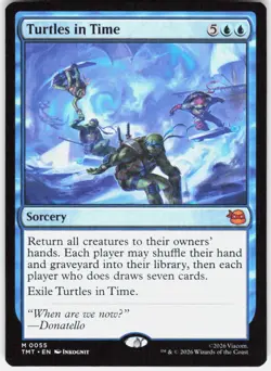 Turtles in Time 55 Teenage Mutant Ninja Turtles Magic the Gathering - Image 1