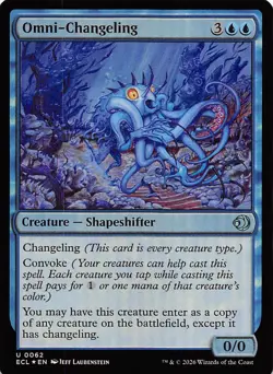 Omni Changeling Foil 62 Lorwyn Eclipsed Magic the Gathering - Image 1