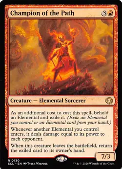 Champion of the Path 130 Lorwyn Eclipsed Magic the Gathering - Image 1
