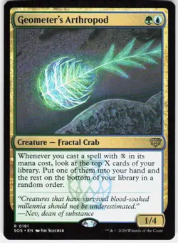 Geometer's Arthropod 191 Secrets of Strixhaven Magic the Gathering - Image 1