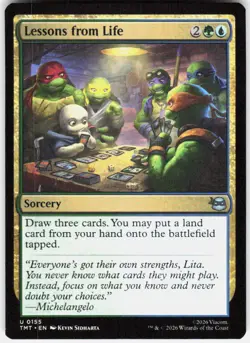 Lessons from Life 155 Teenage Mutant Ninja Turtles Magic the Gathering - Image 1