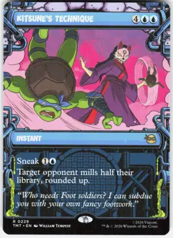 Kitsune's Technique Showcase 229 TMNT Magic the Gathering - Image 1