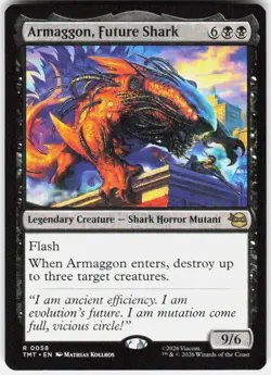 Armaggon Future Shark 58 Teenage Mutant Ninja Turtles Magic the Gathering - Image 1
