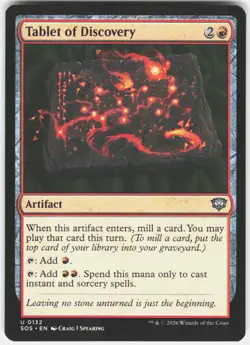 Tablet of Discovery 132 Secrets of Strixhaven Magic the Gathering - Image 1