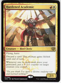 Hardened Academic 194 Secrets of Strixhaven Magic the Gathering - Image 1