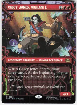 Casey Jones Vigilante Showcase Foil 235 TMNT Magic the Gathering - Image 1