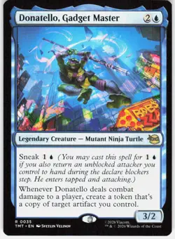 Donatello Gadget Master 35 Teenage Mutant Ninja Turtles Magic the Gathering - Image 1