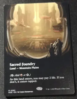 Sacred Foundry - Borderless - EOE - MTG - EN - NM - 0282 - Image 1