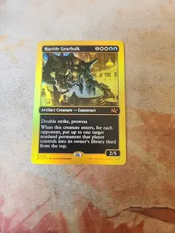 Riptide Gearhulk (First-Place FOIL) Aetherdrift MTG NM - Image 1