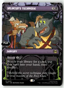 Splinter's Technique (Showcase) [Magic TMT - 233] Foil - Image 2