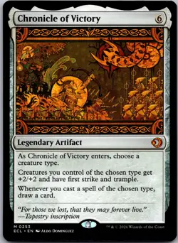 Chronicle of Victory 253 Mythic Lorwyn Eclipsed Magic: The Gathering Near Mint - Image 1