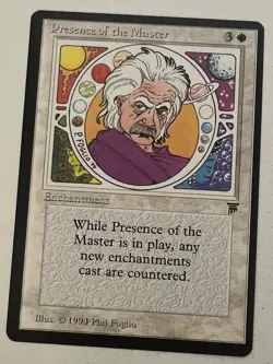 Magic the Gathering MTG Legends Presence of the Master NM (Beta Bob) - Image 1