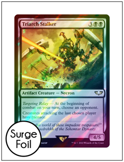 Triarch Stalker, Surge Foil, Warhammer 40k, Magic MTG NM - Image 1