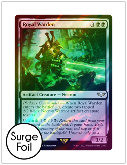 Royal Warden, Surge Foil, Warhammer 40k, Magic MTG NM - Image 1