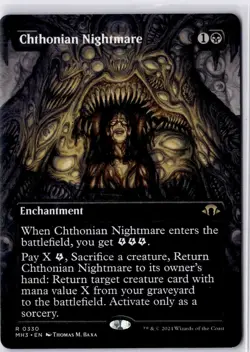 Chthonian Nightmare (Borderless) Modern Horizons 3 Regular NM R 0330 - Image 1
