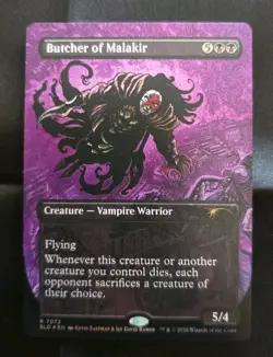 Butcher of Malakir 7072 Secret Lair x Kevin Eastman Colors Foil MTG NM - Image 1